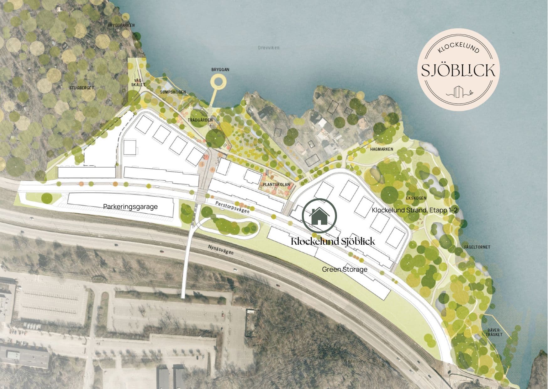 Områdesplan Klockelund Sjöblick