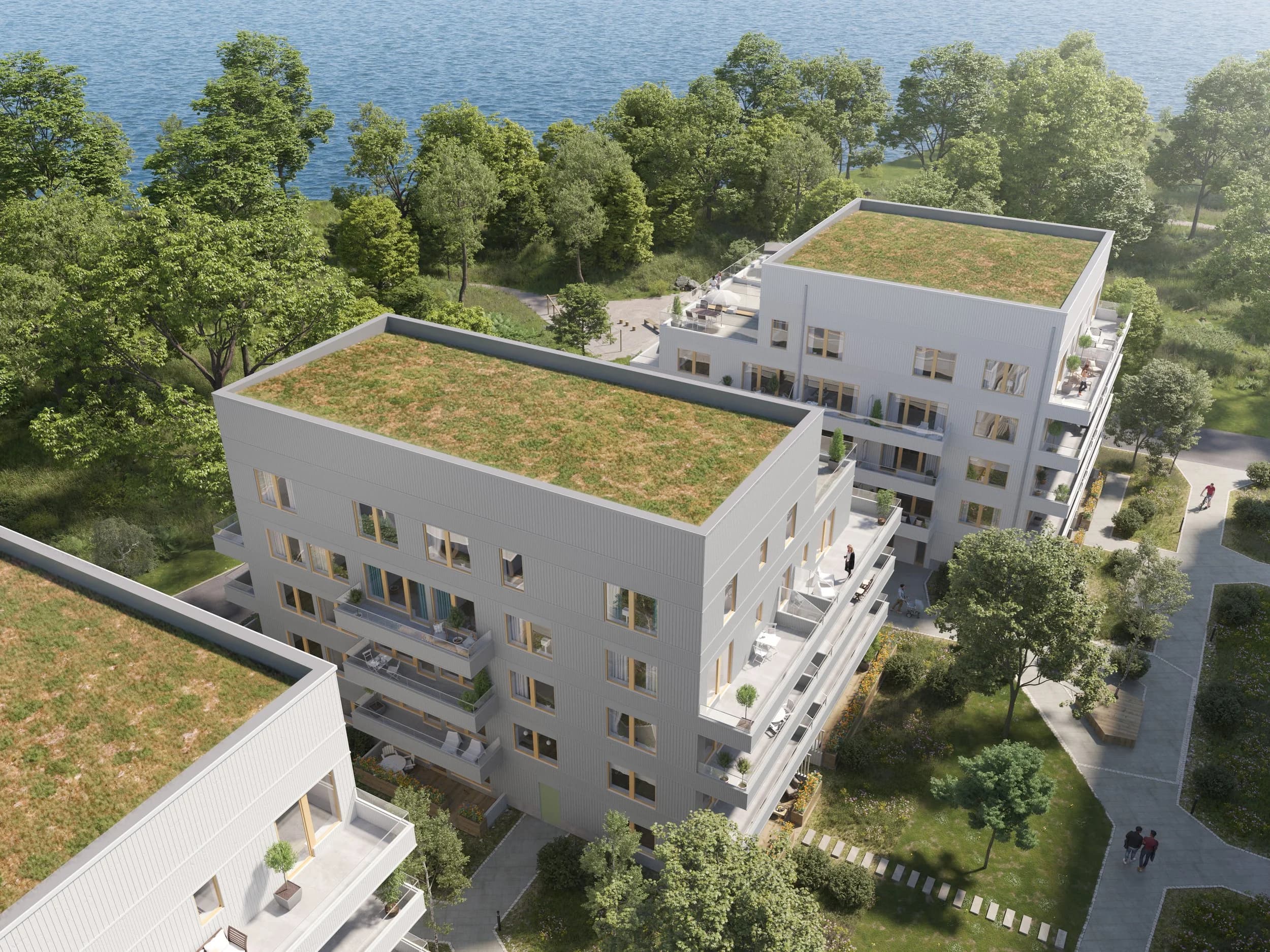 Klockelund Strand - Fasad